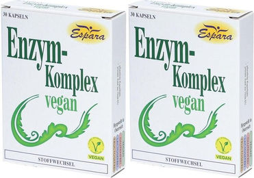 Espara Enzym Komplex Multi-Enzym-Komplex vegan Kapseln glutenfrei laktosefrei ohne Zusatzstoffe – Bild 1 von 1