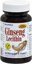 Espara Ginseng Lecithin mit Blütenpollen und Vitamin E Kapseln 60 Stück – Bild 1 von 4