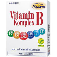 Produktbild von Espara GmbH Vitamin B Komplex Kapseln vegan 60 Stück