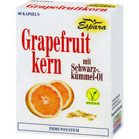 Produktbild von Espara Grapefruitkern Kapseln mit Schwarzkümmelöl 60 Stück