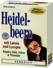 Espara Heidelbeere Kapseln vegan glutenfrei laktosefrei – Bild 1 von 1