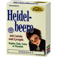 Produktbild von Espara Heidelbeere Kapseln vegan glutenfrei laktosefrei
