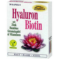 Produktbild von Espara Hyaluron Biotin Kapseln Beauty-Kollagen-Kombi vegan glutenfrei laktosefrei