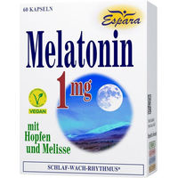 Produktbild von Espara Melatonin 1 mg Kapseln 60 Stück