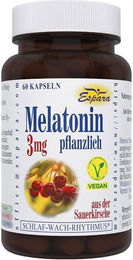 Espara Melatonin 3 mg pflanzliche Kapseln 60 Stück – Bild 1 von 1