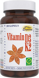 Espara Vitamin D3-K2 Kapseln 800 IE vegan 100 Stück – Bild 1 von 2