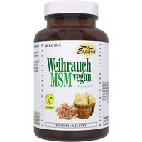Produktbild von Espara Weihrauch und MSM Kapseln vegan glutenfrei laktosefrei