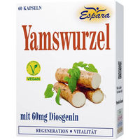 Produktbild von Espara Yamswurzel Kapseln vegan glutenfrei laktosefrei 60 Stück