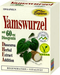 Espara Yamswurzel Kapseln vegan glutenfrei laktosefrei – Bild 1 von 4