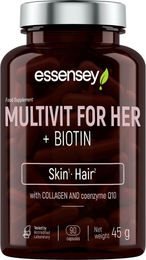 ESSENSEY Beauty-Kollagen-Kombi Multivitamin für Frauen mit Biotin 90 Kapseln – Bild 1 von 6