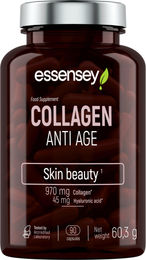 ESSENSEY Collagen Anti Age mit Typ I Kollagen, Vitamin C und Hyaluronsäure, 90 Kapseln, vegan und ohne Gelatine – Bild 1 von 6