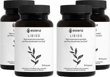 ESSENZ Libido Kapseln für Männer mit Maca, Ashwagandha und Bockshornklee 360 Stück – Bild 1 von 2