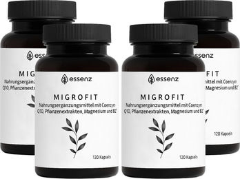 ESSENZ MigroFit Kapseln mit Magnesium Citrat, Vitamin B2 und Q10 – Bild 1 von 3