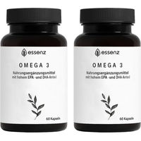 Produktbild von ESSENZ Omega 3 Kapseln mit EPA und DHA aus Fischöl 120 Kapseln