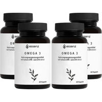 Produktbild von ESSENZ Omega 3 Kapseln mit hochkonzentriertem EPA und DHA aus Fischöl 240 Stück