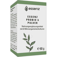 Produktbild von ESSENZ Probio 6 Pulver mit 6 Bakterienstämmen und Inulin laktosefrei glutenfrei ohne Zusatzstoffe