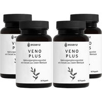 Produktbild von ESSENZ Veno Plus Kapseln mit rotem Weinlaub und Rutin