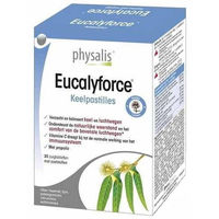 Produktbild von EUCALYFORCE Lutschtabletten mit Eukalyptus von Physalis 30 Stück (38,9 g)