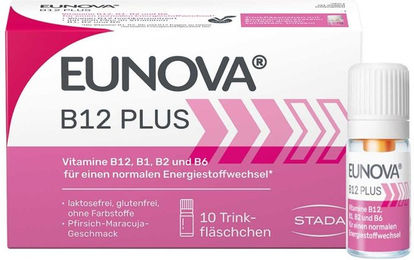Eunova B12 Plus B-Komplex Flüssig Vegan Laktosefrei Glutenfrei – Bild 1 von 1