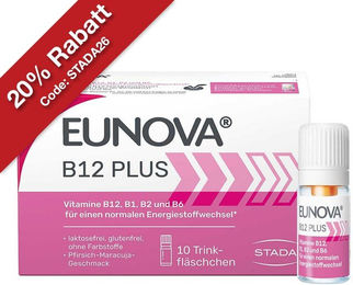Eunova B12 Plus vegan laktosefrei glutenfrei Flüssigkeit – Bild 1 von 1