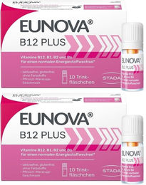 Eunova B12 Plus Vitamin B12 Flüssigkeit vegan laktosefrei glutenfrei – Bild 1 von 2