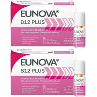 Produktbild von Eunova B12 Plus Vitamin B12 Flüssigkeit vegan laktosefrei glutenfrei