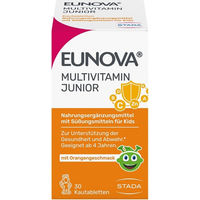 Produktbild von Eunova Junior Lutschtabletten für Kinder zuckerfrei ohne Zusatzstoffe 30 Stück