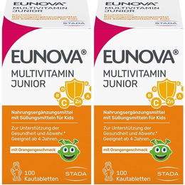 Eunova Junior Multivitamin Lutschtabletten für Kinder zuckerfrei und ohne Zusatzstoffe – Bild 1 von 1