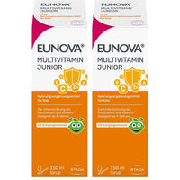 Produktbild von Eunova Junior Multivitamin Sirup für Kinder glutenfrei und laktosefrei