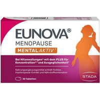 Produktbild von Eunova Menopause Mental Aktiv Tabletten vegan glutenfrei laktosefrei 30 Stück