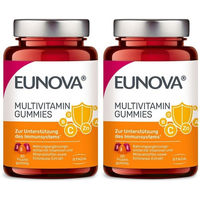 Produktbild von EUNOVA Multivitamin Gummies ohne Zusatzstoffe für Erwachsene und Kinder 60 Stück