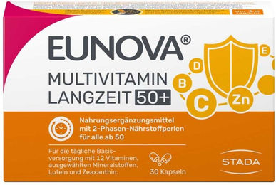 Eunova Multivitamin Langzeit 50+ Tabletten für Senioren 30 Stück – Bild 1 von 1
