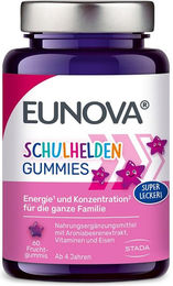 Eunova Schulhelden Gummies ohne Zusatzstoffe für Kinder 60 Stück – Bild 1 von 3