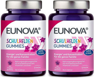 EUNOVA Schulhelden Multivitamin Gummis für Kinder ohne Zusatzstoffe – Bild 1 von 2