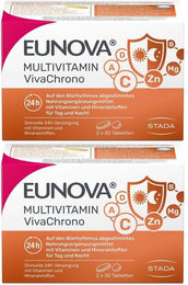 EUNOVA VivaChrono Vitamin- und Mineralstoffversorgung für Erwachsene 60 Tabletten – Bild 1 von 1