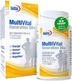 EuRho Vital MultiVital Generation 50+ Tabletten für Senioren, Männer und Frauen – Bild 1 von 2