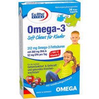 Produktbild von EuRho Vital Omega-3 Soft Chews Gummis für Kinder und Erwachsene