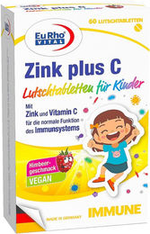 EuRho Vital Zink plus Vitamin C Lutschtabletten für Kinder 60 Stück – Bild 1 von 2