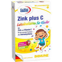 Produktbild von EuRho Vital Zink plus Vitamin C Lutschtabletten für Kinder 60 Stück