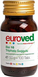 euroved Bai 16 Triphala Guggulu Bio Kräuter-Komplex Tabletten – Bild 1 von 2