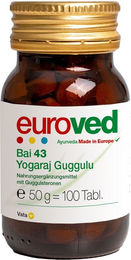 euroved Bai 43 Yogaraj Guggulu Kräuter-Komplex Tabletten – Bild 1 von 2