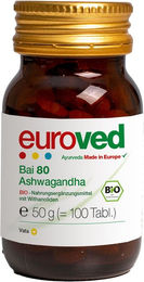 euroved Bai 80 Bio Ashwagandha Tabletten – Bild 1 von 2