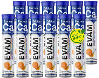EVÄM Calcium Magnesium D3 Brausetabletten zuckerfrei vegetarisch glutenfrei laktosefrei – Bild 1 von 2