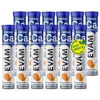 Produktbild von EVÄM Calcium Magnesium D3 Brausetabletten zuckerfrei vegetarisch glutenfrei laktosefrei