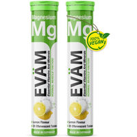 Produktbild von EVÄM Magnesium Brausetabletten für Sportler zuckerfrei laktosefrei glutenfrei