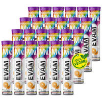 Produktbild von EVÄM Multivitamin Plus Brausetabletten für Erwachsene, vegan, zuckerfrei, glutenfrei und laktosefrei, 24 Stück