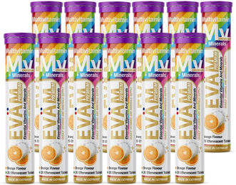 EVÄM Multivitamin und Mineralien Brausetabletten vegan zuckerfrei glutenfrei laktosefrei – Bild 1 von 1