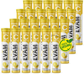 EVÄM Vitamin C Brausetabletten vegan glutenfrei laktosefrei 24 Stück – Bild 1 von 1