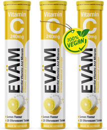 EVÄM Vitamin C Brausetabletten vegan glutenfrei laktosefrei – Bild 1 von 2