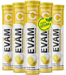 EVÄM Vitamin C Brausetabletten vegan glutenfrei laktosefrei – Bild 1 von 1